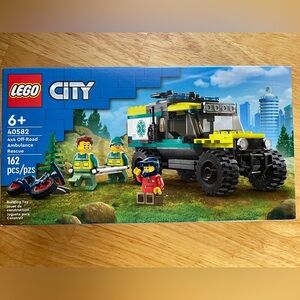 LEGO City Rescue Vehicle Building Set - Yellow, Green, Black